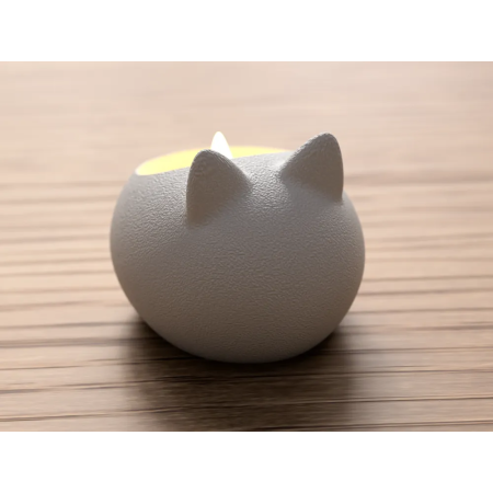 Kat lysestage - til LED fyrfadslys