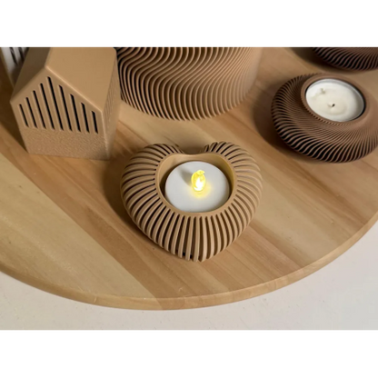 Hjerte lysestage til LED fyrfadslys
