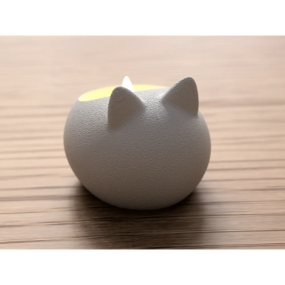 Kat lysestage - til LED fyrfadslys