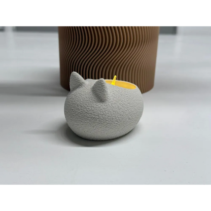Kat lysestage - til LED fyrfadslys