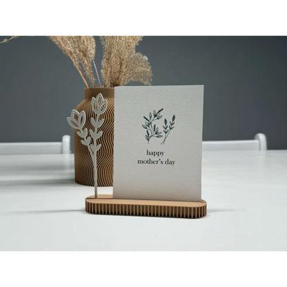 Kortholder til besked til din kære - Card Holder ( fx .Mother's Day)