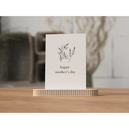 Kortholder til besked til din kære - Card Holder ( fx .Mother's Day)