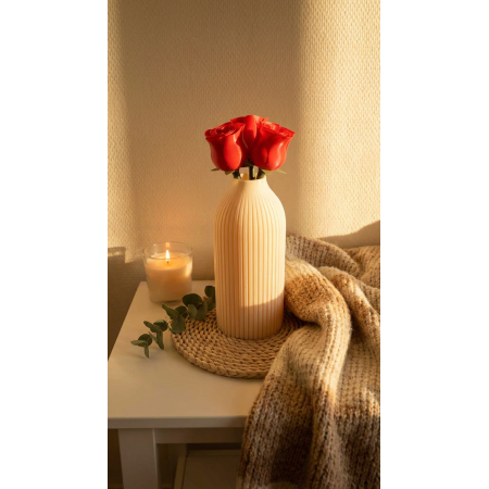 Rose - 3D-Printet Rose i Japandi Design