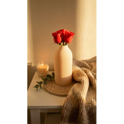Rose - 3D-Printet Rose i Japandi Design