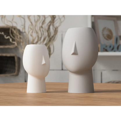 Vase Ansigt - Vase Face i Japandi Design