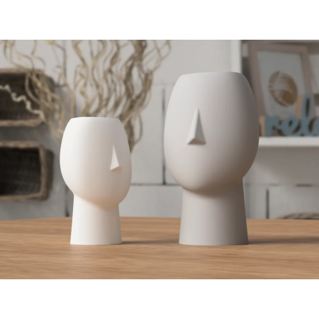 Vase Ansigt - Vase Face i Japandi Design