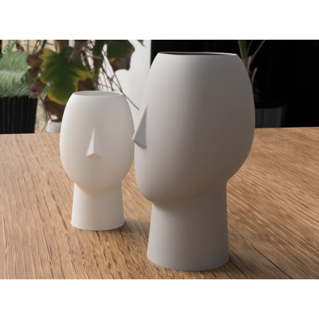 Vase Ansigt - Vase Face i Japandi Design