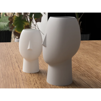 Vase Ansigt - Vase Face i Japandi Design