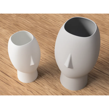 Vase Ansigt - Vase Face i Japandi Design