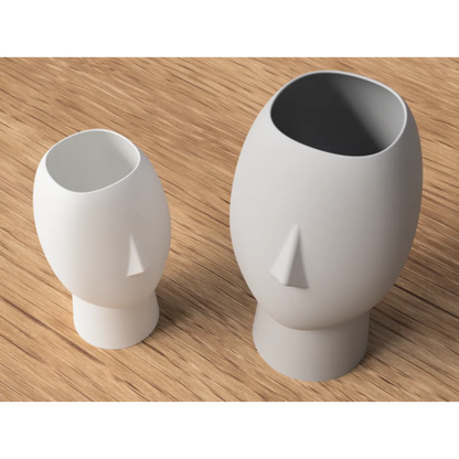 Vase Ansigt - Vase Face i Japandi Design